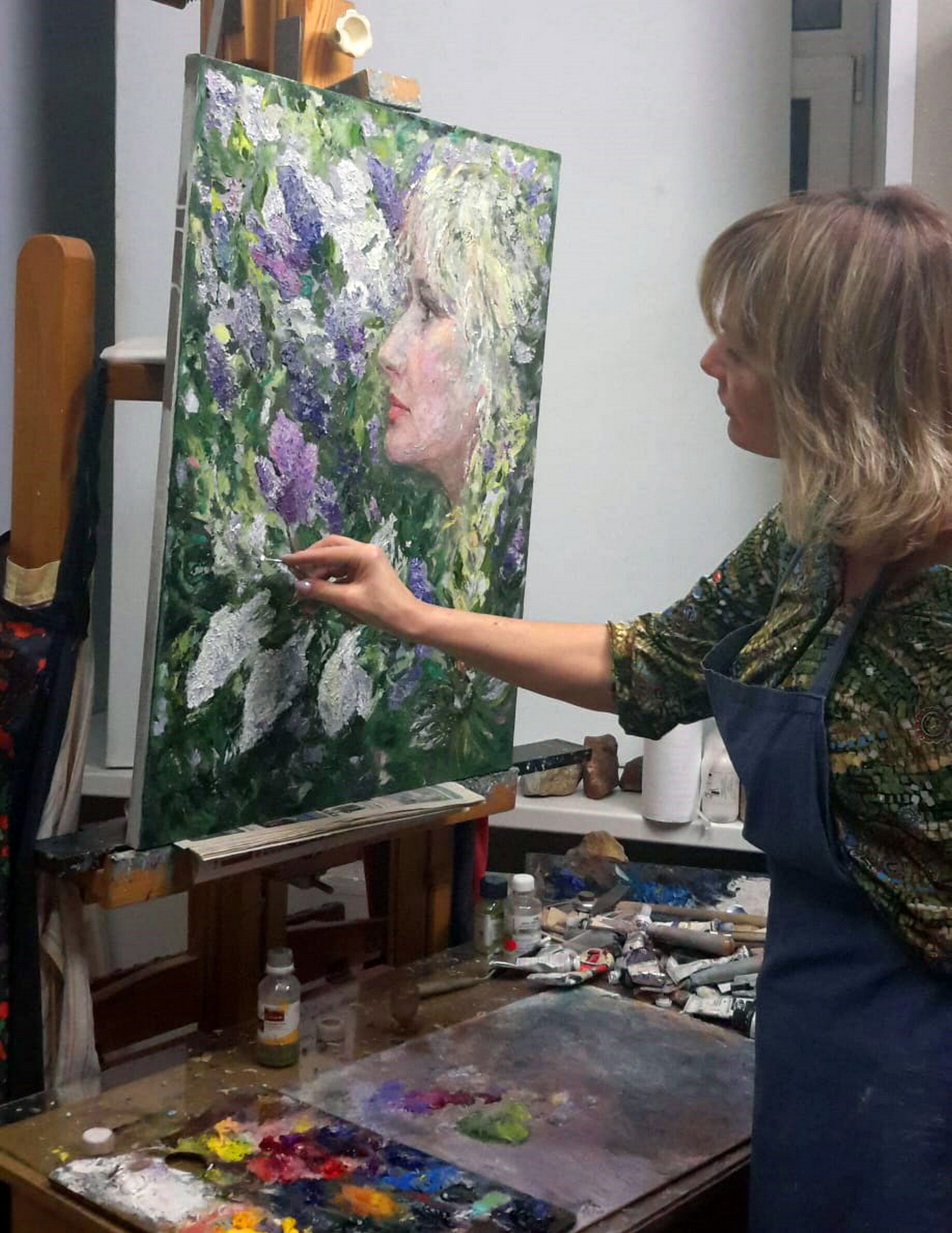 Иллюстрация: «Цветы Москвы. Люди – цветы». Творческий вечер художника Елены Суровой