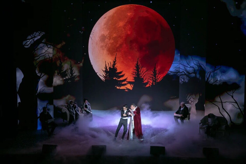 Иллюстрация: Спектакль «Мертвые души» по мотивам поэмы Н.В. Гоголя (в рамках проекта «Тайна занавеса»)